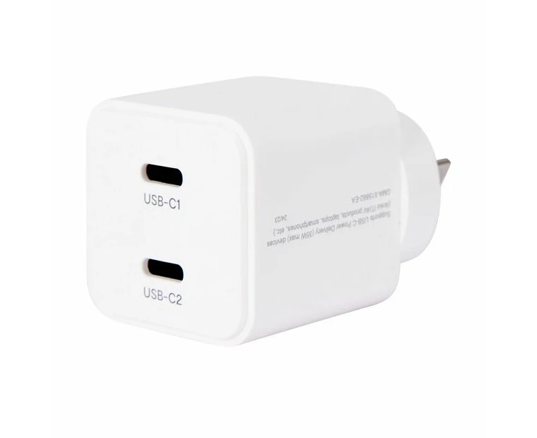 35W USB-C Dual Wall Charger - Anko