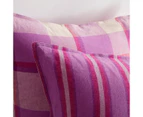 Target Maizey Check Linen/Cotton European Pillowcase