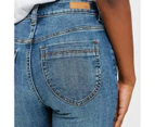 Petites Straight Leg Denim Jeans - Dannii Minogue - Blue