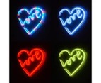 LED Neon Love Heart Light - Anko