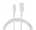 USB to Lightning Cable, 2m - Anko - White
