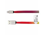 Lightning Cable, 2m Rainbow Rope - Anko