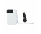 Portable Charger USB A and C 15W 5000mAh - Anko - White