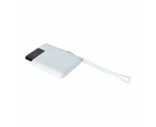 Portable Charger USB A and C 15W 5000mAh - Anko - White