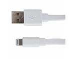 Short Noodle USB to Lightning Cable, 0.22m - Anko