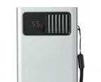 Portable Charger 10000mAh USBA and C 20W - Anko - Silver