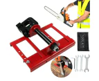 Vertical Chainsaw Mill Steel Lumber Wood Cutting Guide Rail Saw for Carpenters