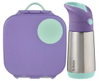 b.box Kids' Mini Lunchbox & Insulated Drink Bottle - Lilac Pop