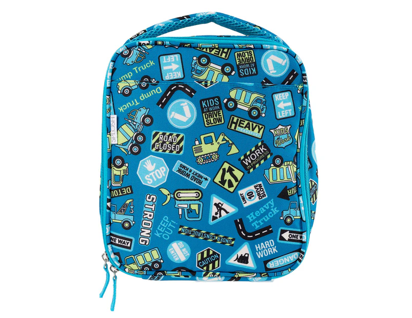 Splosh Out & About Construction Insulated Lunch Bag - Blue