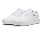 Puma Unisex Court Classic Sneakers - White/Gold