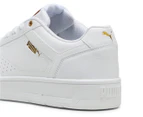 Puma Unisex Court Classic Sneakers - White/Gold