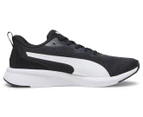 Puma Unisex Flyer Lite Running Shoes - Black/White