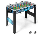 Costway Foosball Table Game Set Soccer Table Game w/ 2 Footballs Soccer Table Family Activities Game Competition