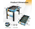 Costway Foosball Soccer Table  Gaming Desk Tabletop Competition Sport Indoor Game Family Party Entertainment Toy