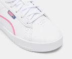 Puma Girls' Jada Deep Dive Sneakers - White/Fast Pink/Blue Skies