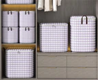 088 2Pcs Quilt Clothing Storage Bag Wardrobe Moisture-proof Storage Bag