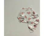 6mths-3yrs Sweetheart Comfort Girls' Stretchy Cotton Homewear Pajama Sets
