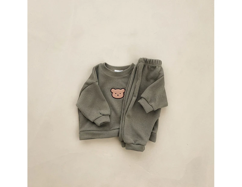 6mths-3yrs Irresistibly Cozy Unisex Toddler Baby Sweatshirt and Sweatpants Matching Set