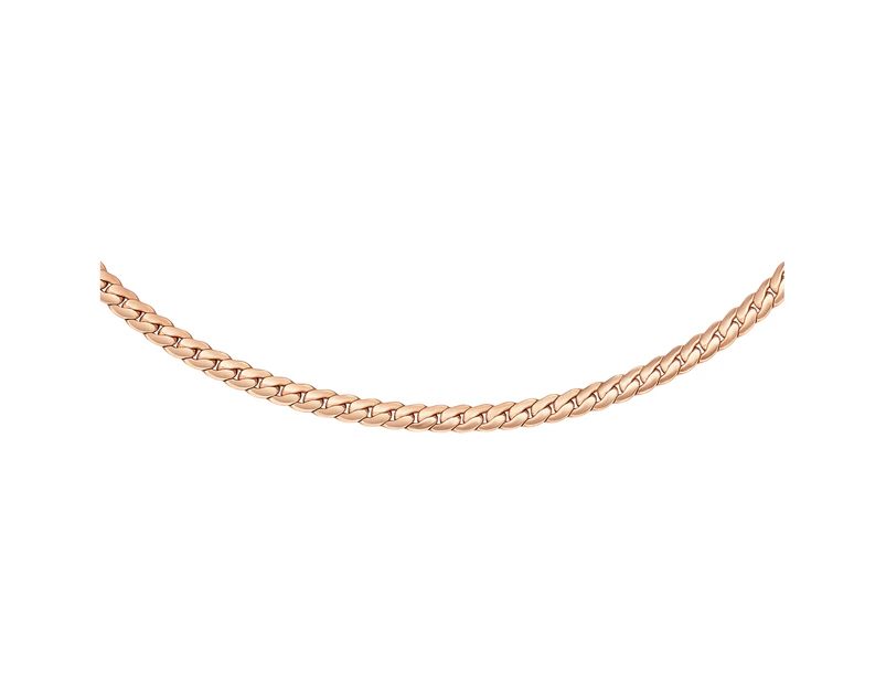 Flat Chain Rose Gold Necklace DW00400544