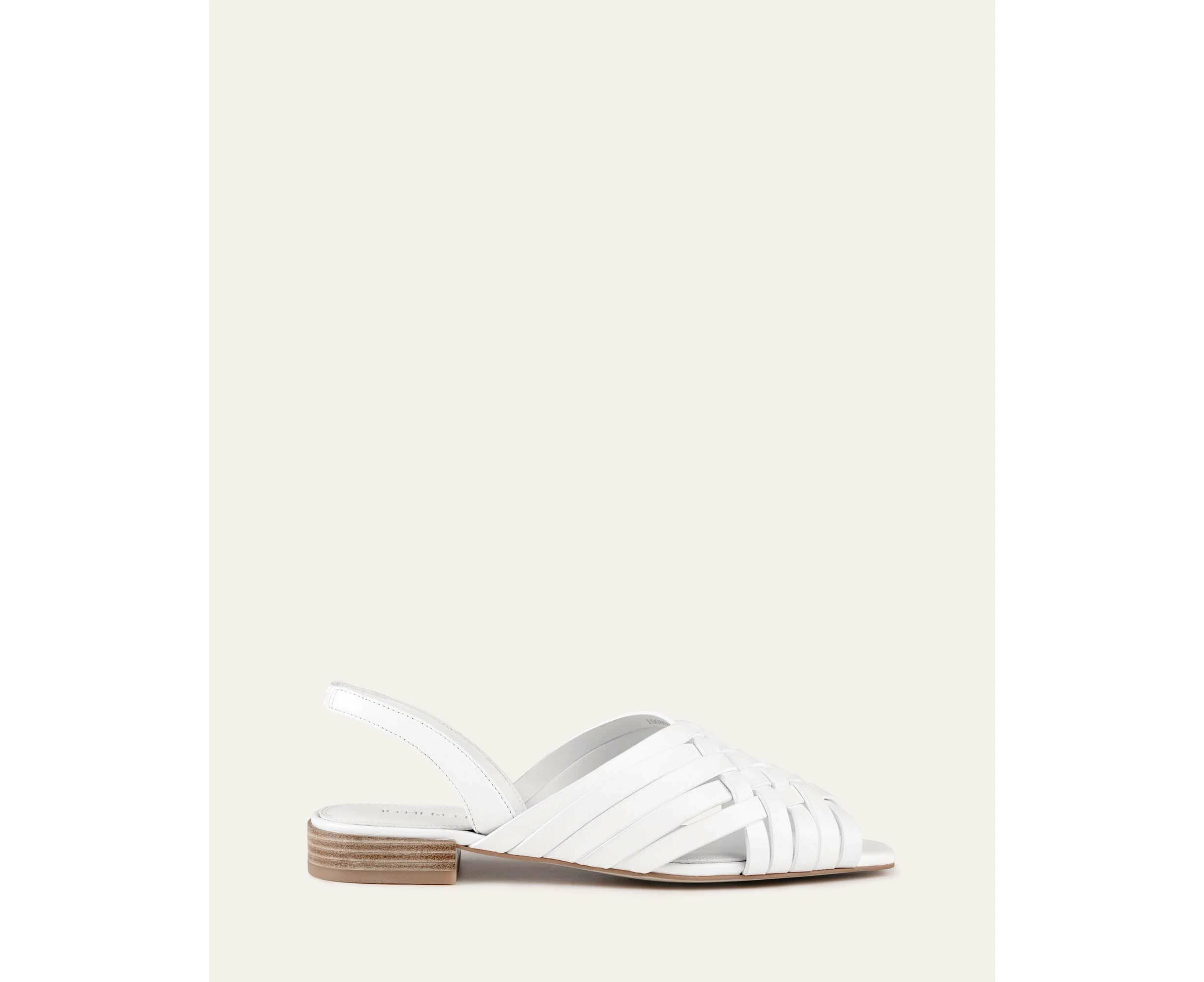 Jo Mercer Women's Ellie Casual Flats White Leather