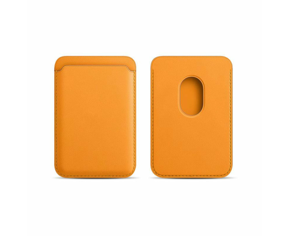 Magnetic Card Holder For Magsafe iPhone 14 13 Pro Max Leather Wallet ...