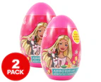 2 x Barbie Jumbo Egg w/ Assorted Candies & Novelty Toys 60g