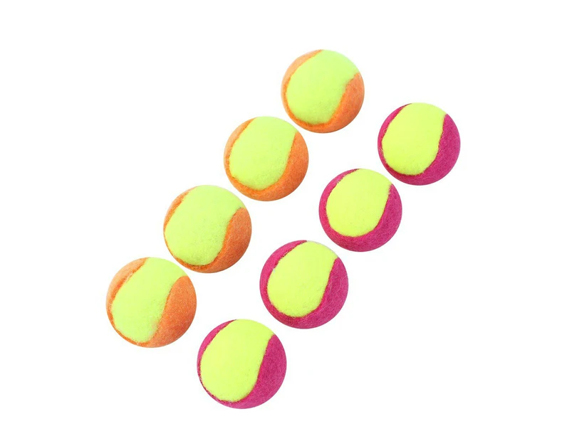 48 x MINI FLET TENNIS BALL CATS TOY Interactive Chaser Teaser Play Kitten Strong Toy Exercise Play Bonding Mental Stimulation Prevent Boredom