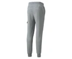 Puma Men's Essentials Cargo Trackpants / Tracksuit Pants - Grey Heather