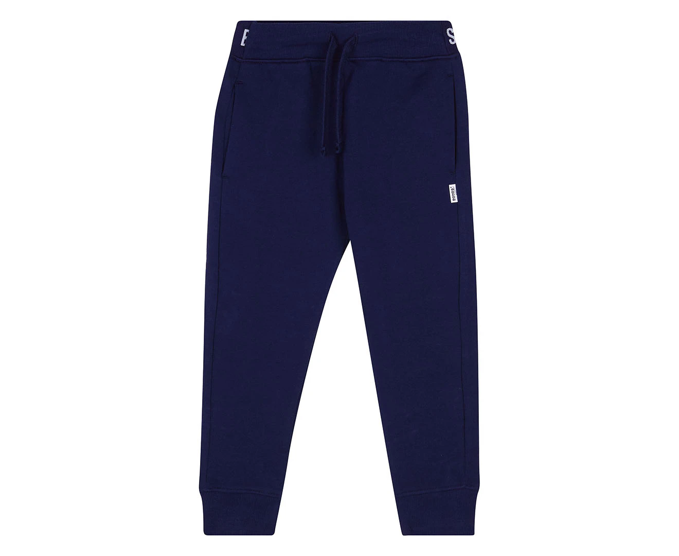 Bonds Baby Logo Fleece Trackpants / Tracksuit Pants - Black Sea