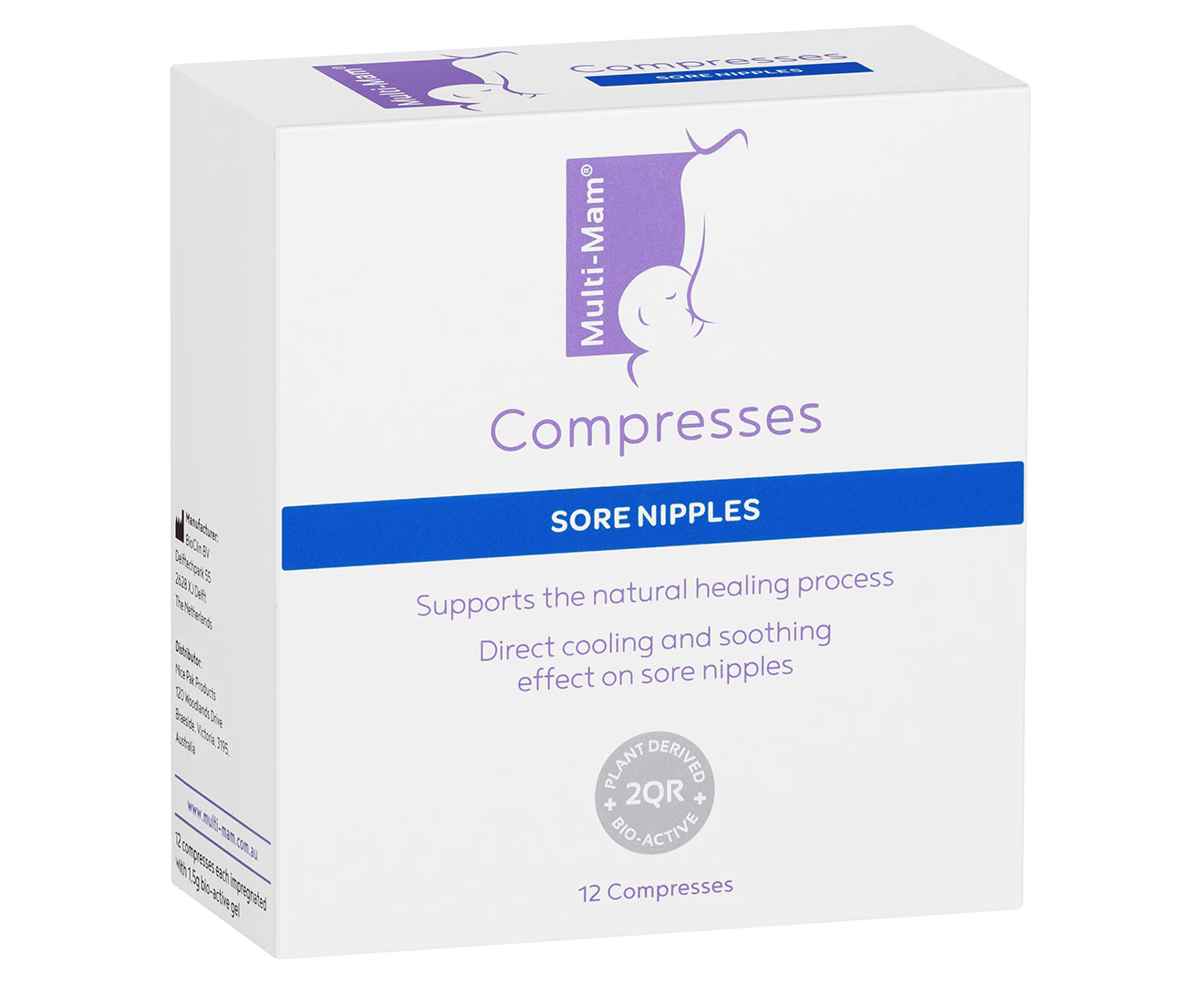 Multi-Mam Sore Nipples Compresses 12pk