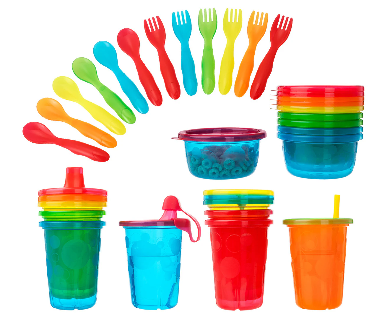 The First Years Take & Toss Toddler Feeding Bundle