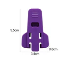2Pcs Beer Can Opener Ergonomic Labor-saving Protect Your Nail Home Restaurant Manual Beer Soda Can Opener Bar Accessories - Purple