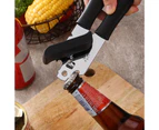 Can Opener Anti-slip Grip Comfortable Handle Rust-Proof Anti-deform Labor-saving Hanging Storage 3 in 1 Bottle Opener Kitchen Gadget - D