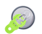 2Pcs Can Openers Compact Size Smooth Edge Portable Lightweight Reusable Multipurpose ABS Handheld Manual Beverage Drink Can Openers Kitchen Supplies - Green