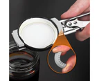 1 Set Can Opener Adjustable Long Handle Stainless Steel Bottle Opener Kitchen Tool Home Supply