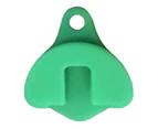 Beverage Can Opener Compact with Hanging Hole Easy to Carry Multifunctional Effort-saving Bottle Lid Gripper - Green