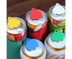 Beverage Can Opener Compact with Hanging Hole Easy to Carry Multifunctional Effort-saving Bottle Lid Gripper - Blue
