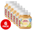 6 x Heinz for Baby Pureed Fruit in Jar Pear & Banana 110g