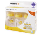 Medela 150mL Breastmilk Bottle w/ Wide Base Teat 3-Pack