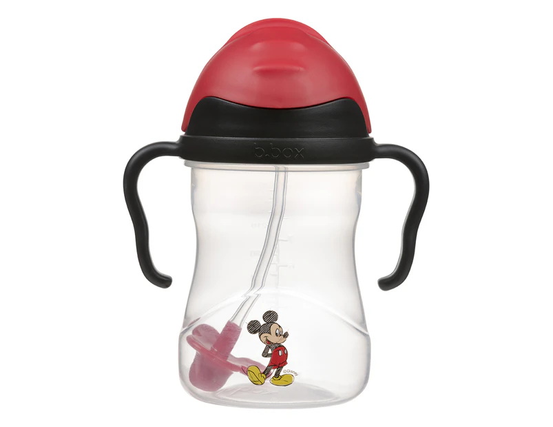 b.box Sippy Cup 240ml - Black / Red