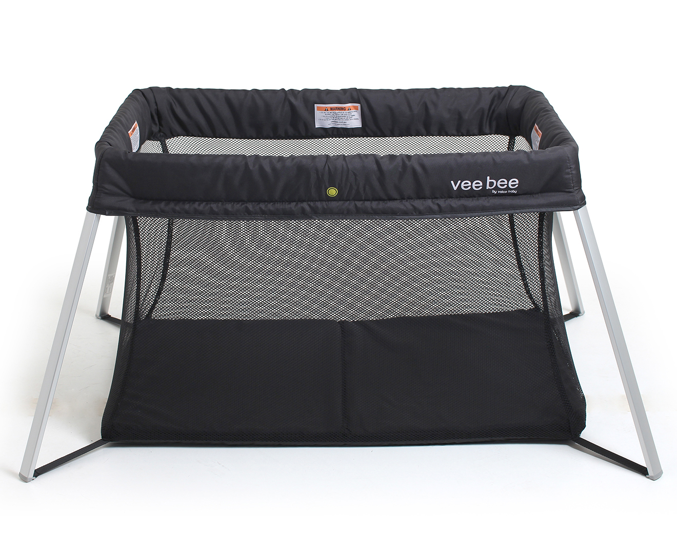 VeeBee Valco Amado Travel Portable Cot Portacot Black Catch