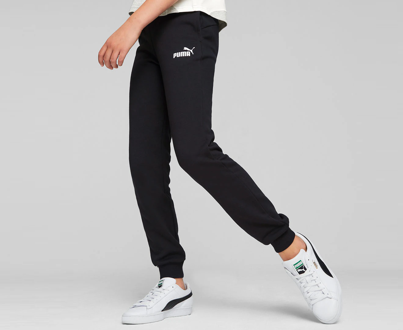 Puma Girls' Essentials Trackpants / Tracksuit Pants - Puma Black