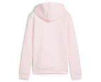 Puma Girls' Essentials Logo Hoodie - Whisp of Pink