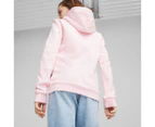 Puma Girls' Essentials Logo Hoodie - Whisp of Pink