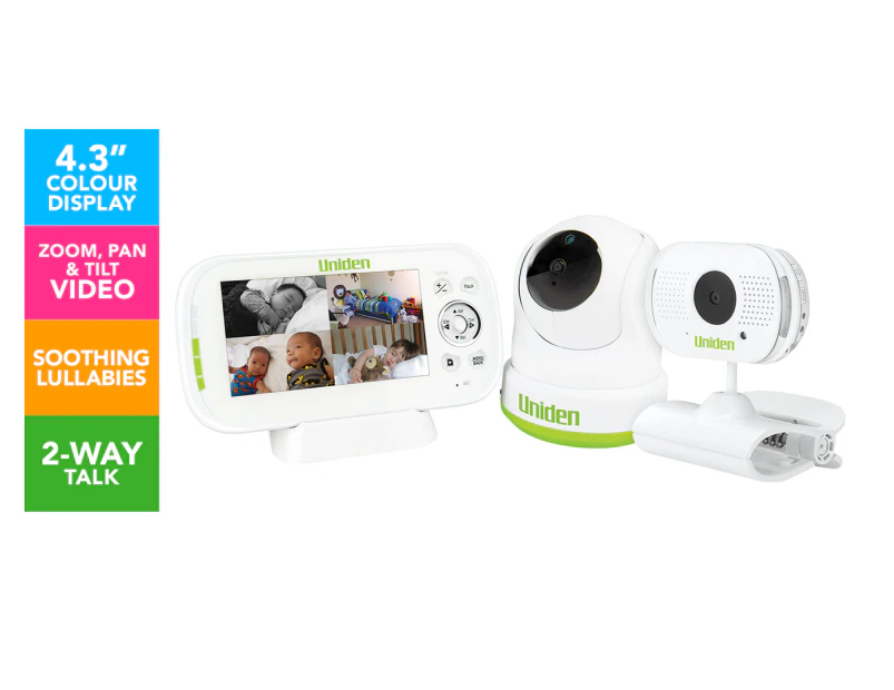 Uniden BW3451R+1 Digital Wireless Baby Video Monitor and Handy Clamp Camera