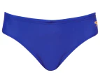 Speedo Boys' Logo 6.5cm Swim Briefs - Blue Flame/Papaya Punch