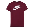 Nike Sportswear Youth Girls' Basic Futura Tee / T-Shirt / Tshirt - Burgundy