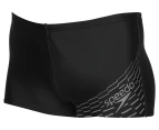 Speedo Boys' Medley Logo Aquashorts - Black/Grey