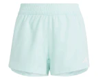Adidas Girls' Essentials AEROREADY 3-Stripes Shorts - Blue/White