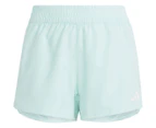 Adidas Girls' Essentials AEROREADY 3-Stripes Shorts - Blue/White